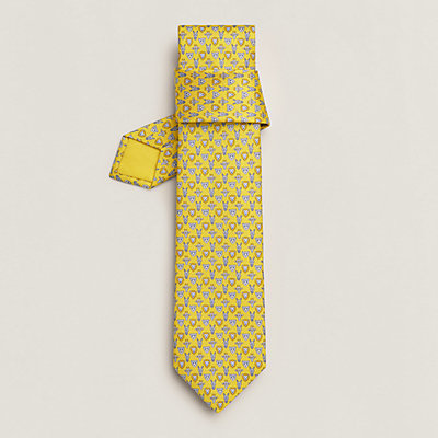シルクツイルタイ ツイルビー 8 cm 《レプルーヴ》 | Hermès 